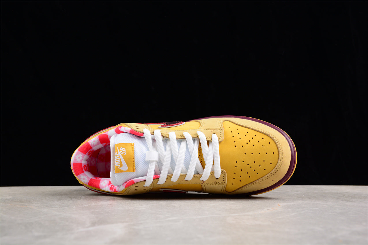 SB Dunks Yellow lobster custom