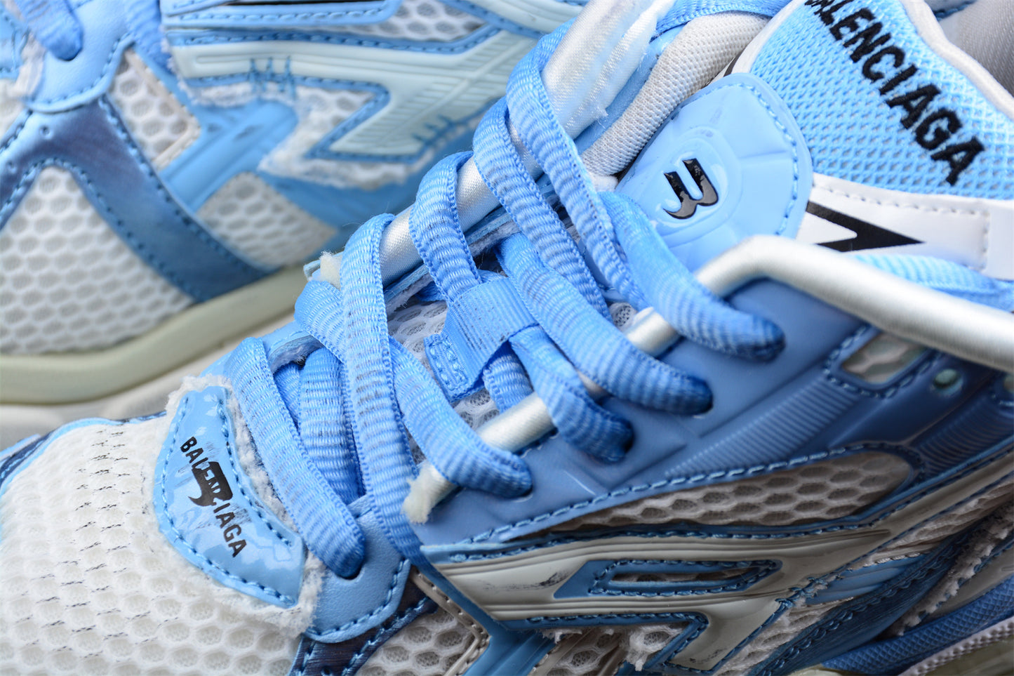 Balenciaga Runner Trainers | university blue