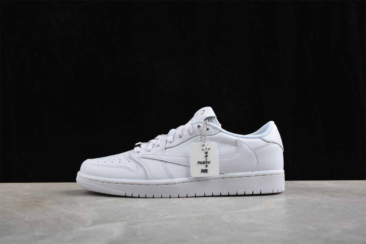 Jordan 1s x travis scott white party
