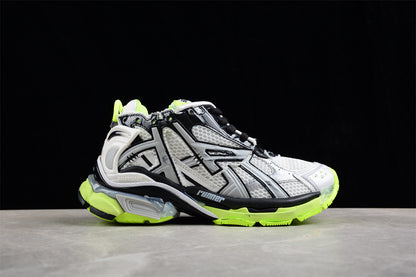 Balenciaga Runner Trainers | Gray green