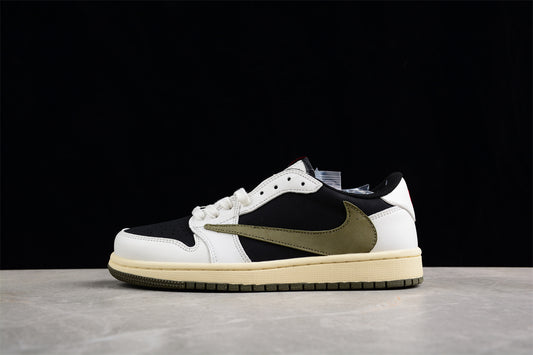 Jordan 1s x travis scott black olive green