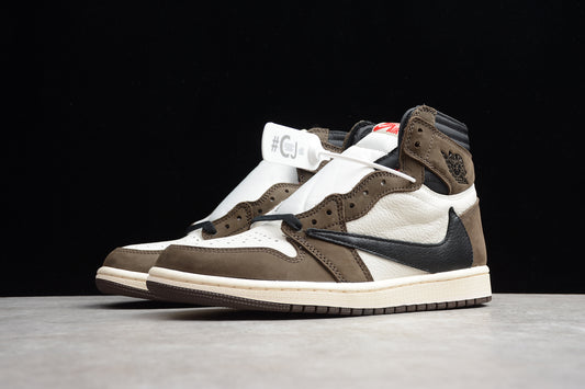Jordan 1s high x travis scott deep brown