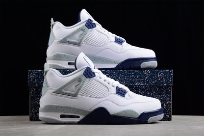 Air Jordan 4 Retro White Midnight Navy
