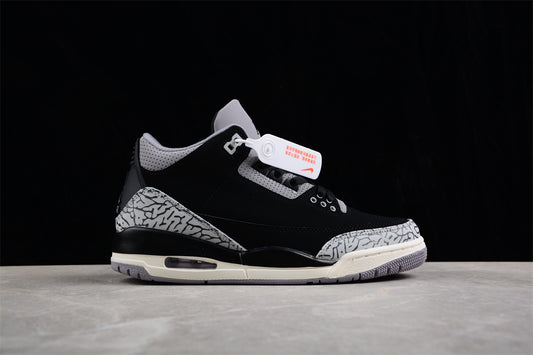 Jordan 3s Black Off noir