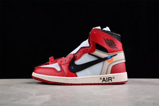 Jordan 1s high x Off-white red