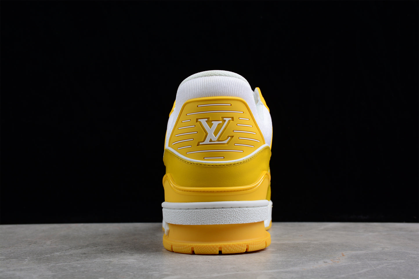 LV Trainers White yellow
