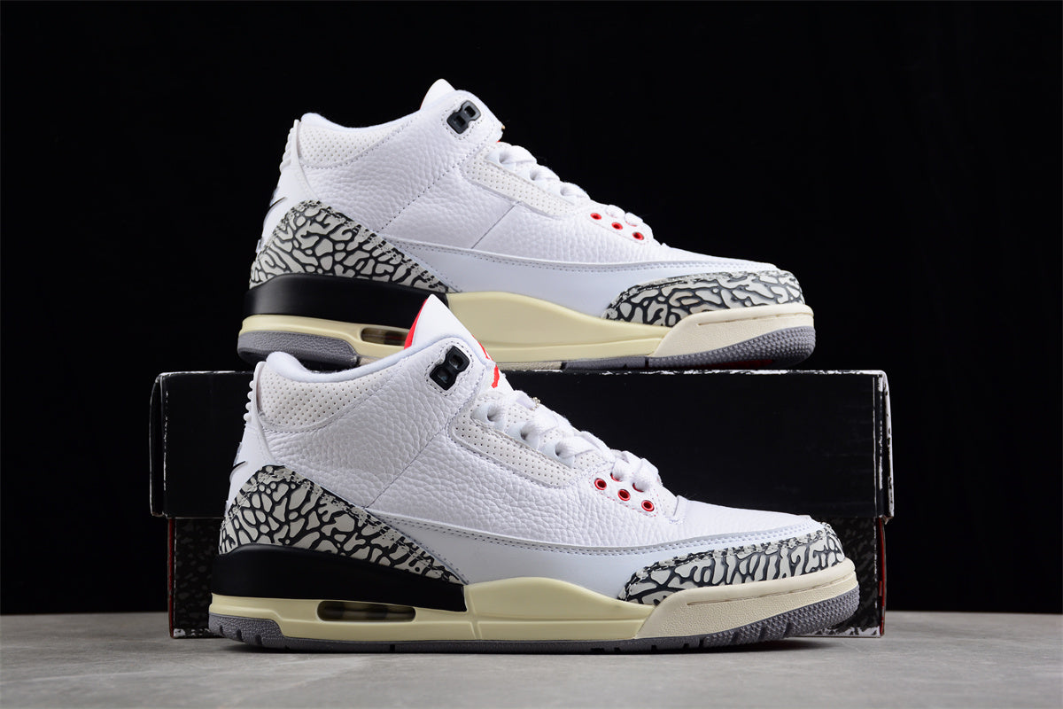 Jordan 3s White Cement
