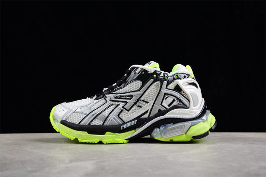 Balenciaga Runner Trainers | Gray green