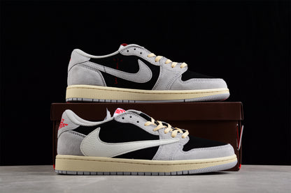 Jordan 1s x travis scott reverse grey mocha custom