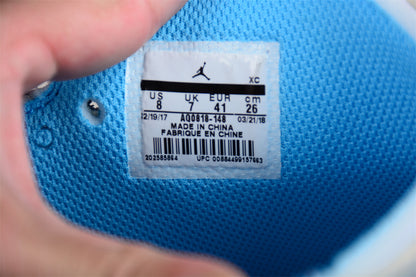 Jordan 1s high x Off-white north carolina blue