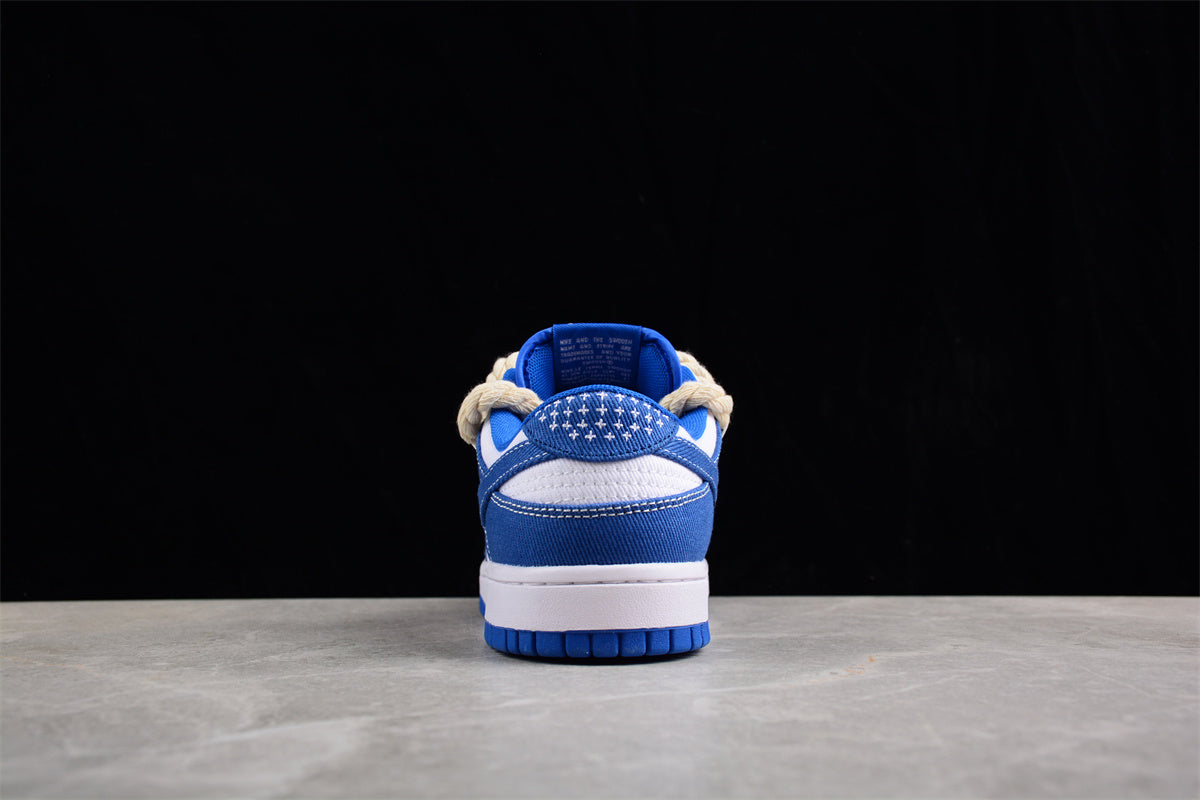 SB Dunks blue thick rope custom