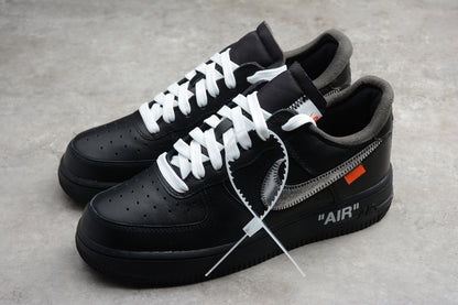 black and white air forces x off-white