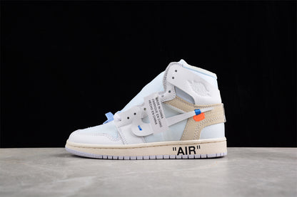 Jordan 1s high x Off-white white