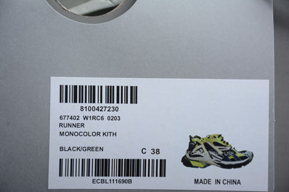 Balenciaga Runner Trainers | Green purple