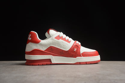 LV Trainers White orange