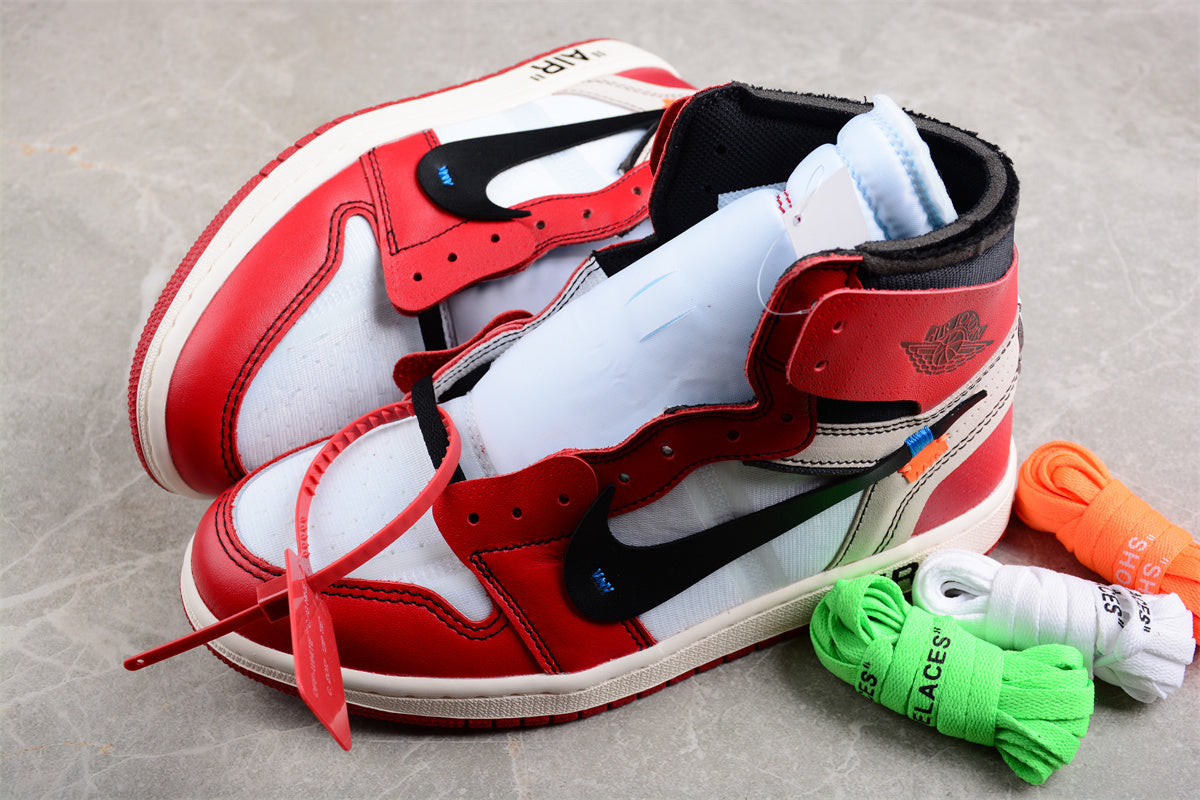 Jordan 1s high x Off-white red