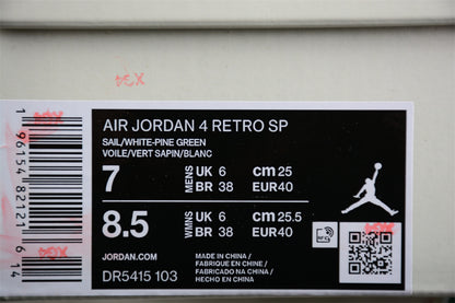 Nike SB x Air Jordan 4 Retro SP 'Pine Green'