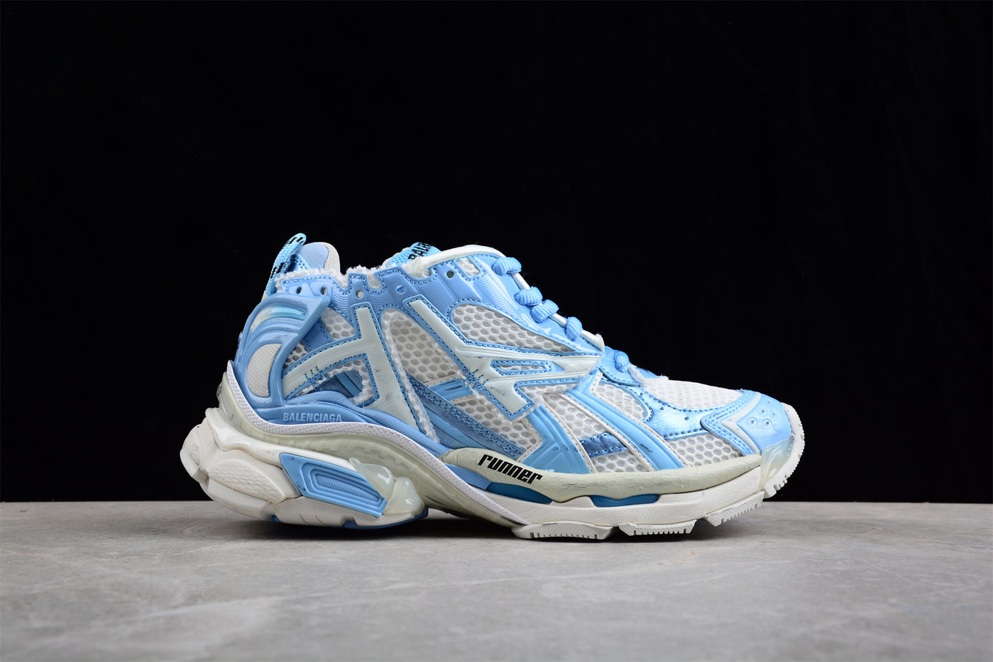 Balenciaga Runner Trainers | university blue