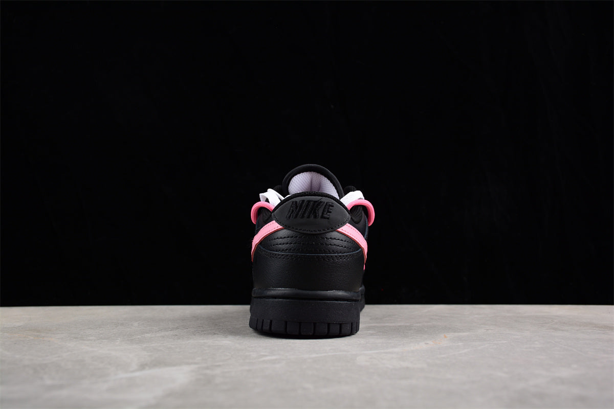 SB Dunks black and pink off white custom