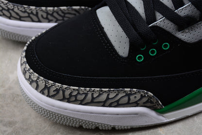 Jordan 3s Black and green