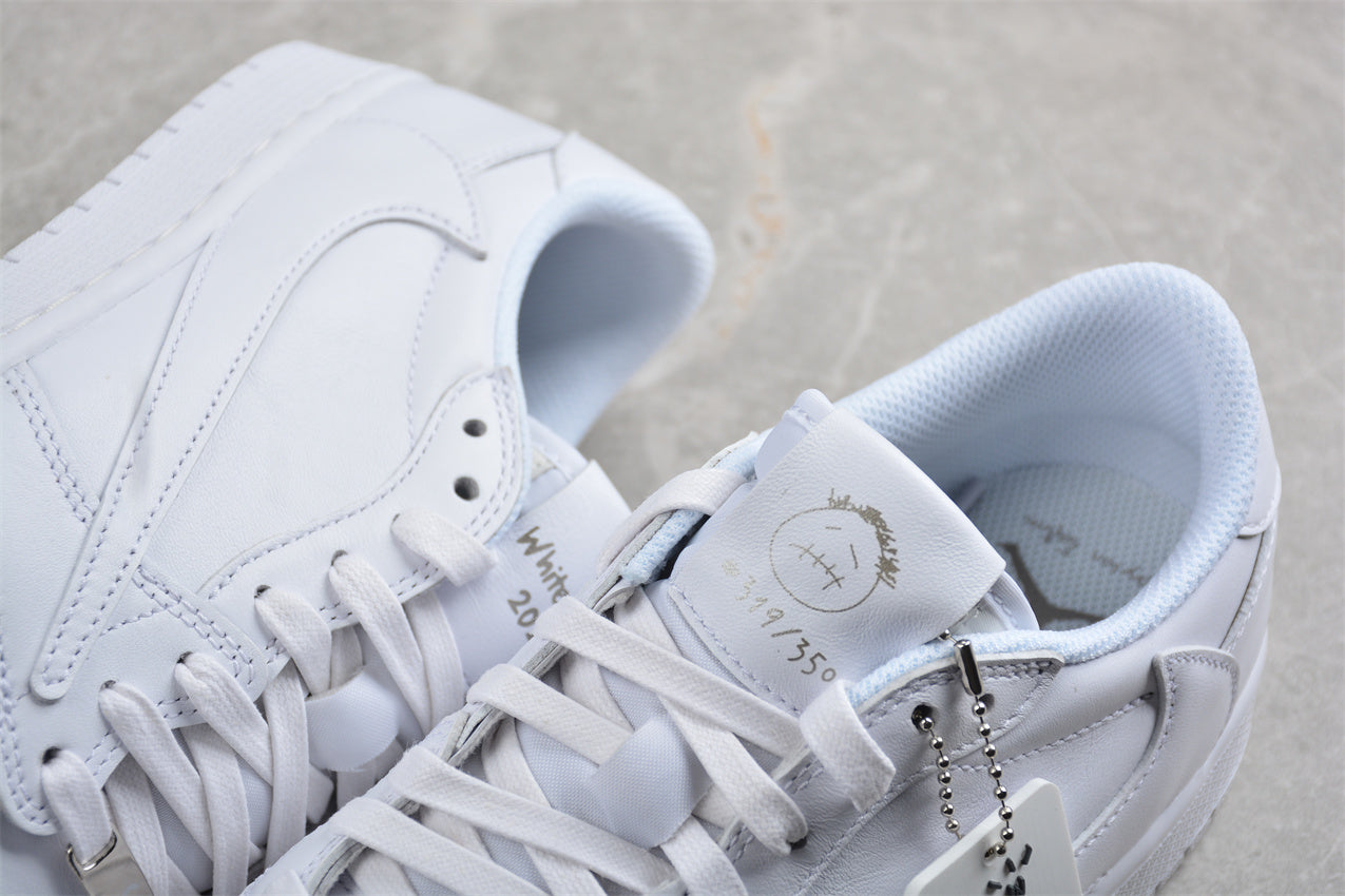 Jordan 1s x travis scott white party