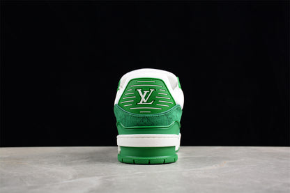 LV Trainers classic white and green