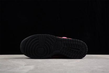 SB Dunks black and pink off white custom
