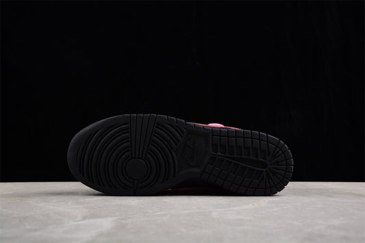 SB Dunks black and pink off white custom