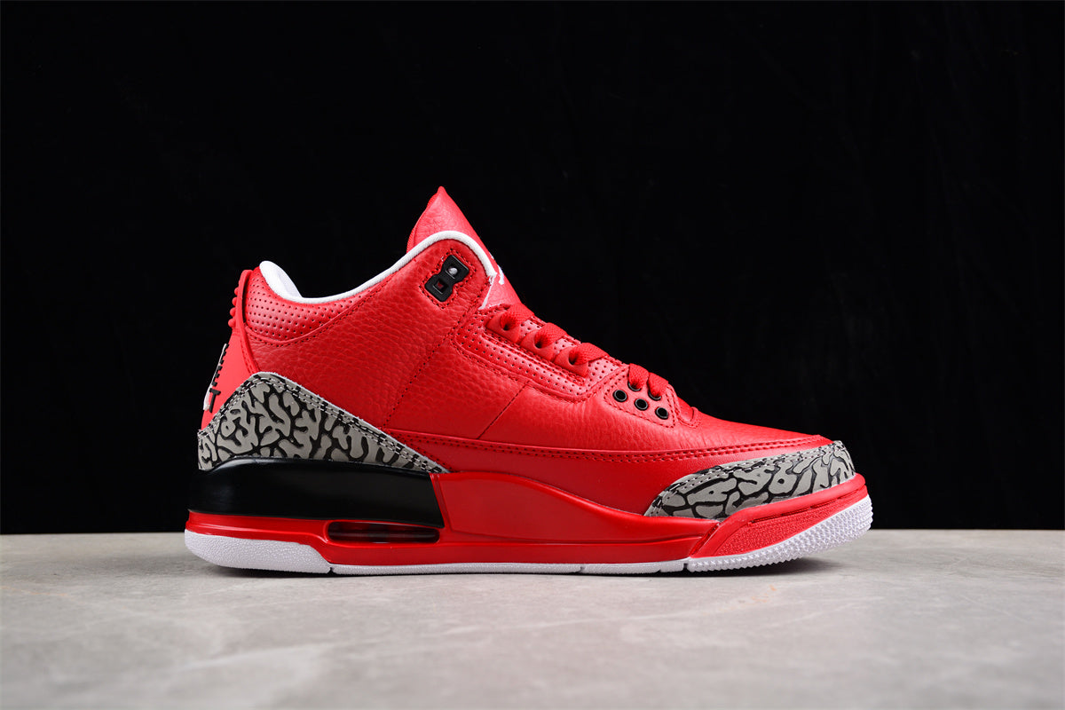 Jordan 3s Red cement custom