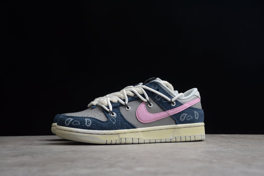 SB Dunks pink flower custom