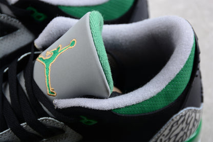Jordan 3s Black and green