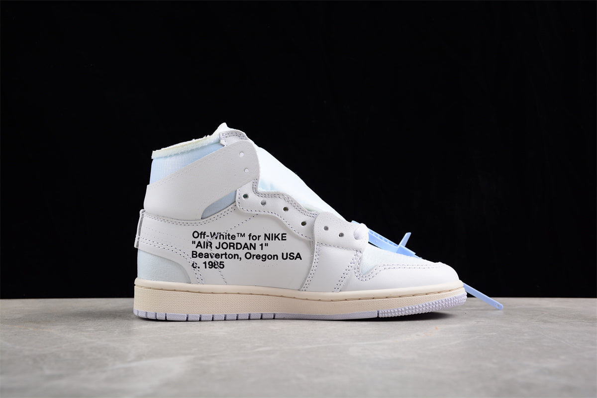 Jordan 1s high x Off-white white