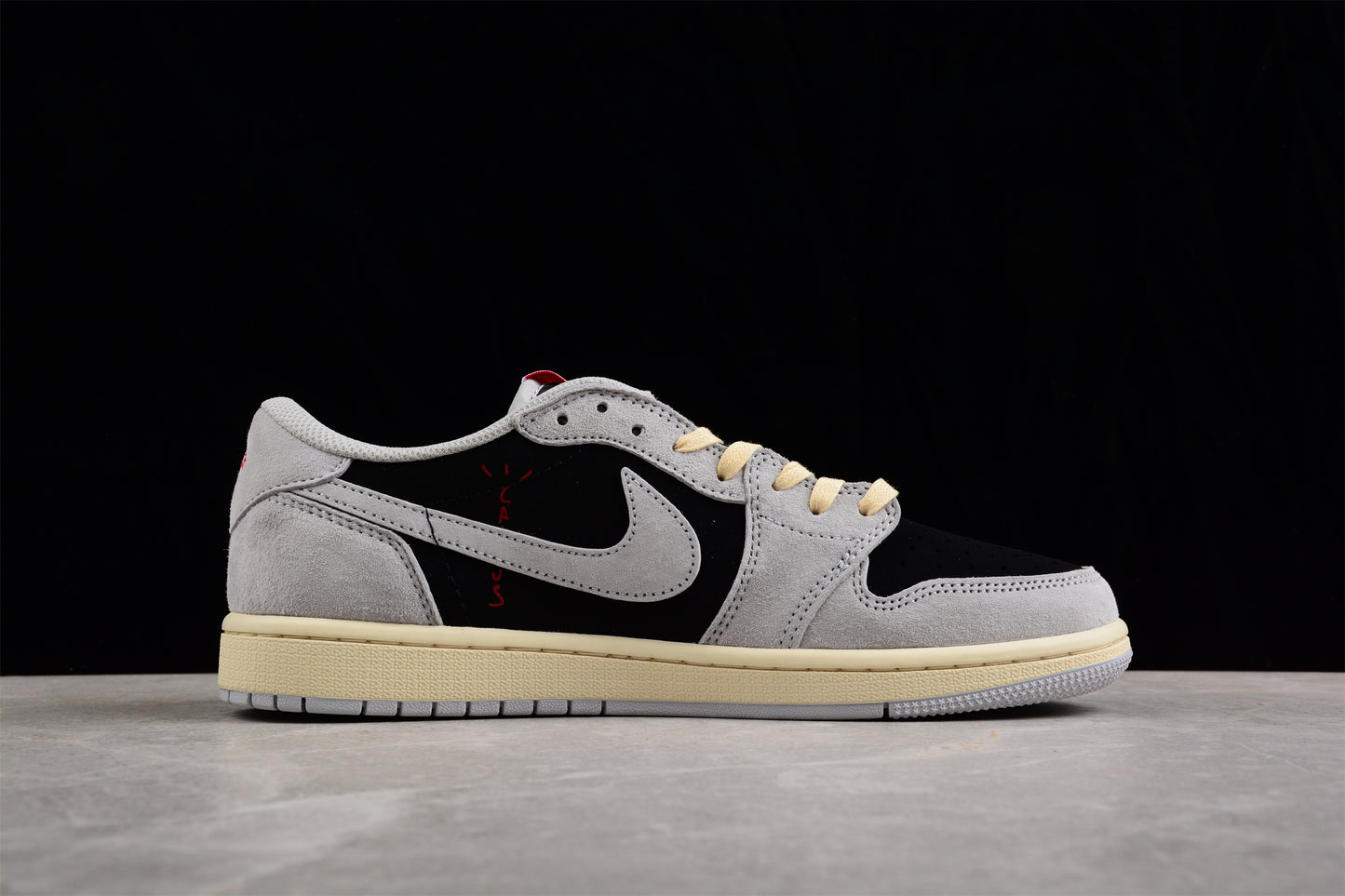 Jordan 1s x travis scott reverse grey mocha custom