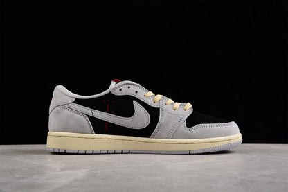 Jordan 1s x travis scott reverse grey mocha custom