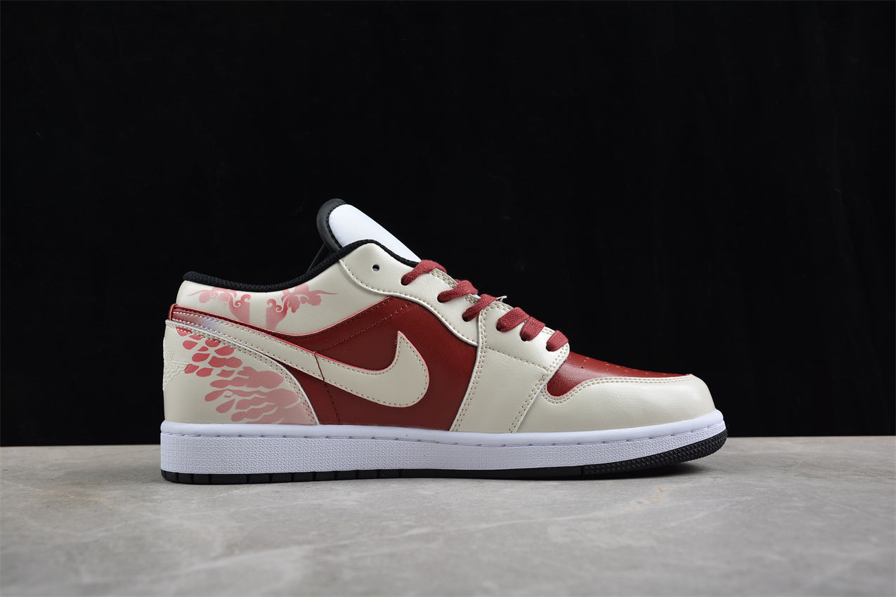 Jordan 1s high white and pink customized
