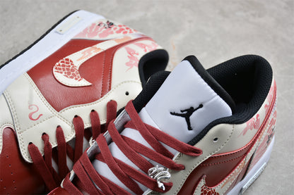 Jordan 1s high white and pink customized
