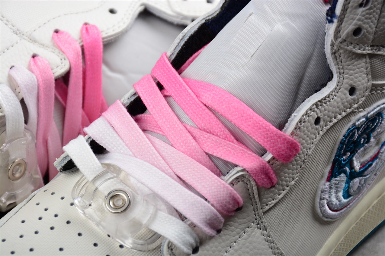 Jordan 1s high Peddle beach customized