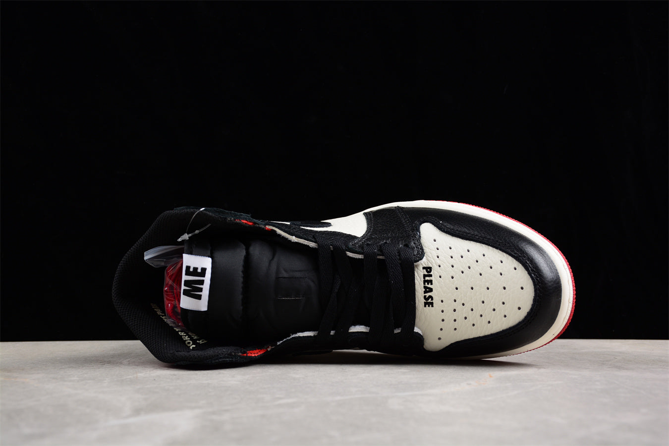 Jordan 1s high white red and black
