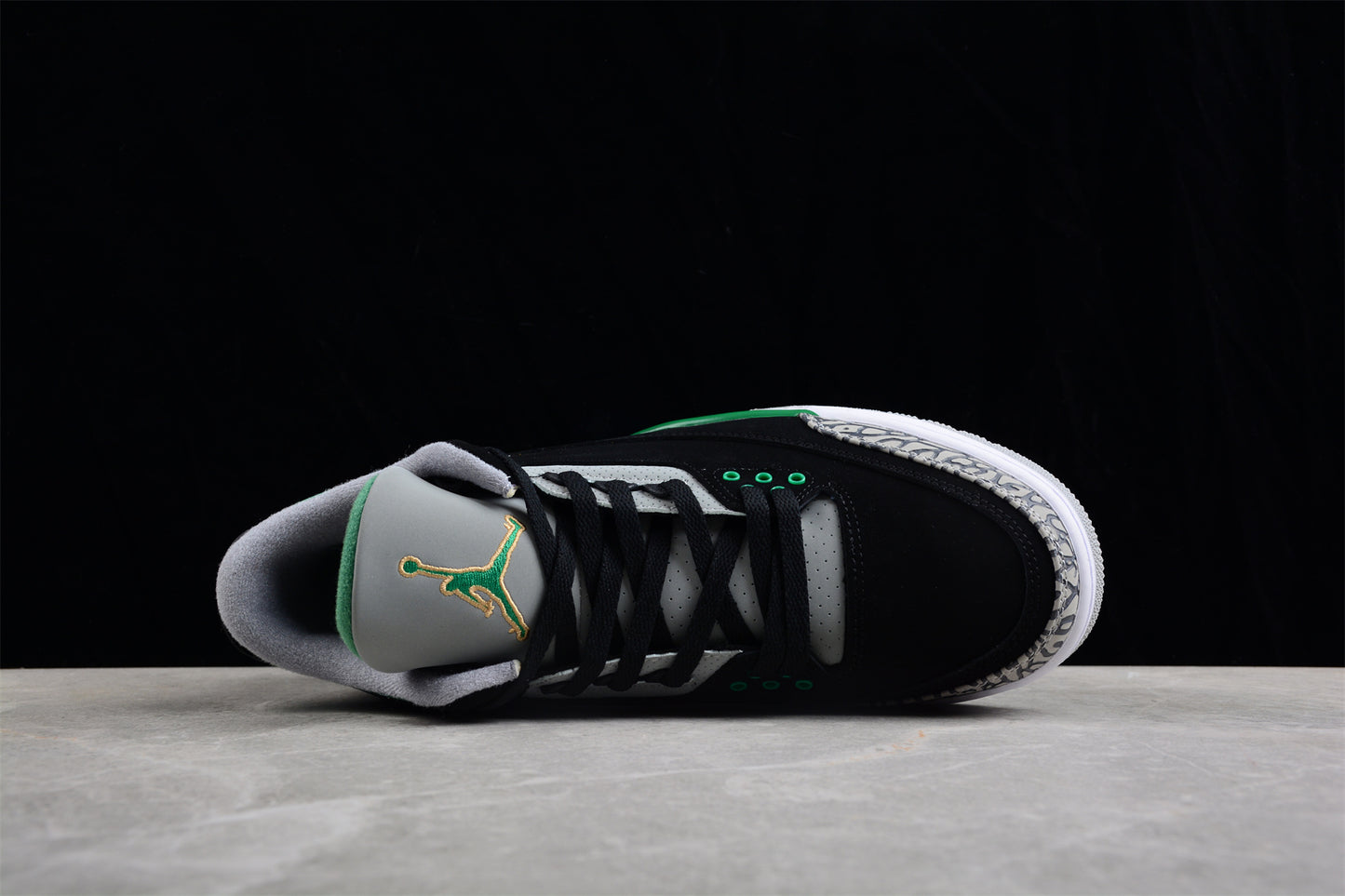 Jordan 3s Black and green