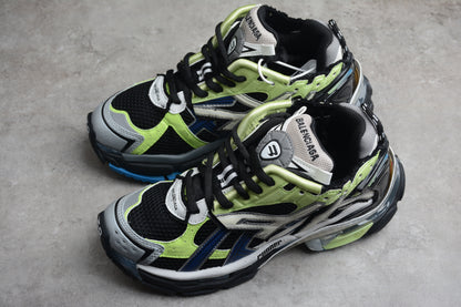 Balenciaga Runner Trainers | Green purple