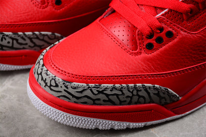 Jordan 3s Red cement custom