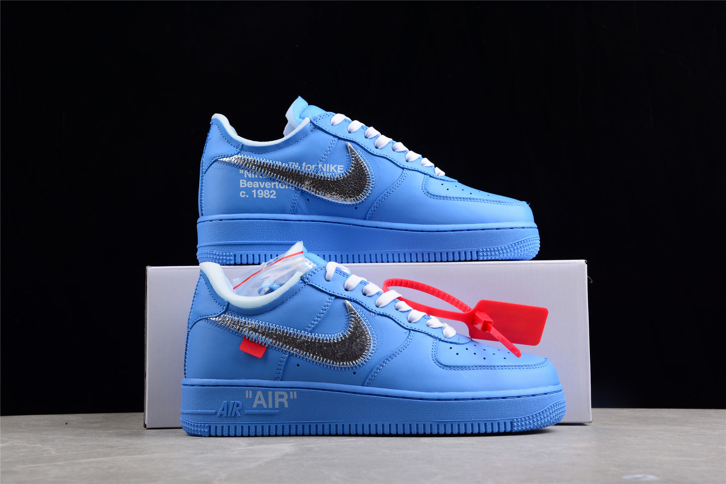 blue air forces x off-white