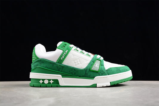 LV Trainers classic white and green