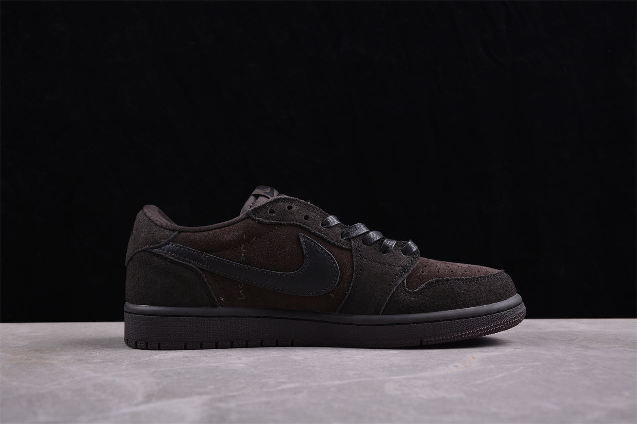 Jordan 1s x travis scott dark wood brown