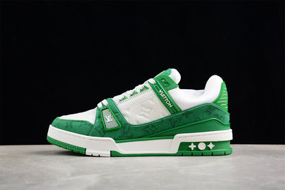 LV Trainers classic white and green