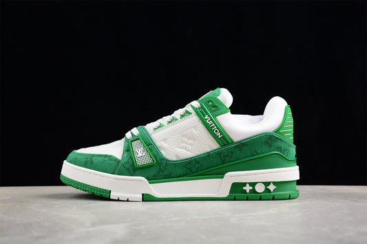 LV Trainers classic white and green