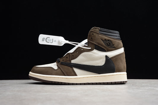 Jordan 1s high x travis scott deep brown