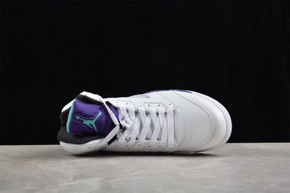 Jordan 5 White purple