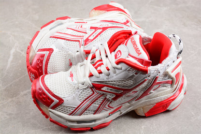 Balenciaga Runner Trainers | White red