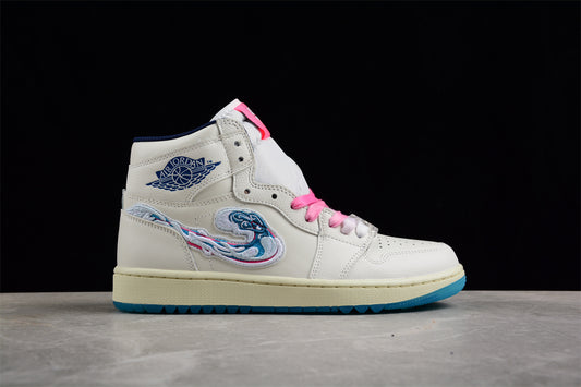 Jordan 1s high Peddle beach customized